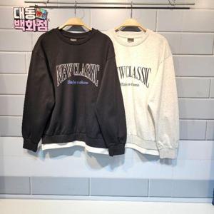 유솔대동백화점 DP01 UNI 밑단 레이어드티 ULMA25S13