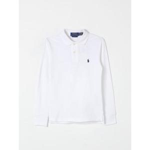 키즈 폴로 랄프로렌 폴로 셔츠 323708858 013 White