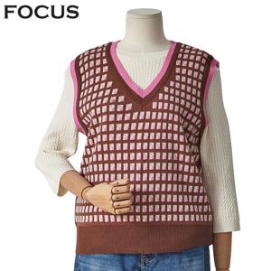 [포커스] 스퀘어패턴조끼(FS4A7VT0090)