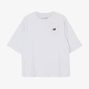 M PQC NK9BEB303U-10 ESSENTIAL_스몰로고 7부 티셔츠