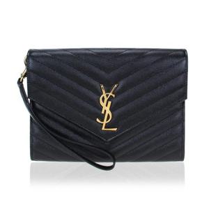 [생로랑] 모노그램 클러치 / 617662 BOW01 1000