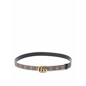[GUCCI] 라프리마 여성 벨트 Gg Marmont 리버시블 Thin 65941892TIC9769 블랙 /8