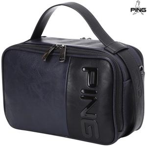 [핑골프][양말증정]남성 절개 배색 투지퍼 파우치백 111E1BG004_NA