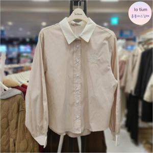 라티움 HC03 여성 핏예쁜 단추 카라 스트라이프 블라우스 L55 P3BL05 12