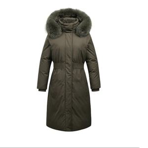 [링스골프][24FW] 여성 타운 긴기장 코트 덕 다운점퍼  L21D4JA1