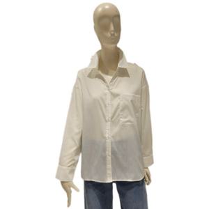 [숲]뒷 주름 루즈핏 카라 셔츠 SB3LS70