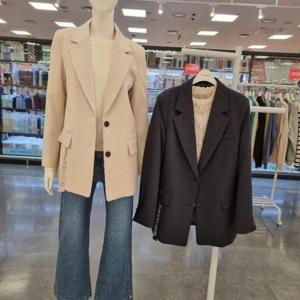 라티움 HC34 봄,가을국내생산신축성  일자라인구김없는클레식한자켓 T2513JK07