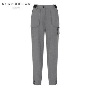 [세인트앤드류스] 여성 미니 포켓 사이드 밴딩 조거 팬츠