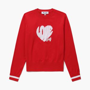 [르꼬끄골프] 여성 원포인트 라운드 스웨터 (GQ122LKP11)