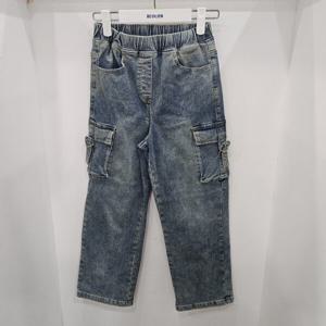 [에꼴리에]카고 와이드  빈티지 워싱진(24D5259)_US