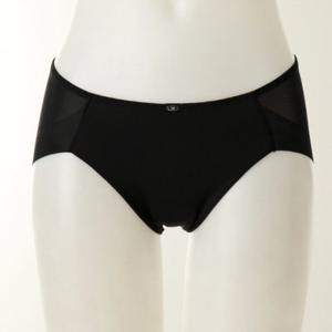 [와코루] 신축성좋은 헴라인 팬티 (WPT6140H-BK)