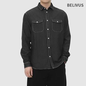 남성 데님 셔츠 청남방 캐주얼 긴팔 남방 BGTT007