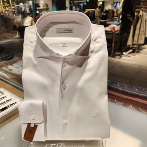 듀퐁셔츠 SE5SM21LS306SWH 25SS 컴포터블 스트레치 프리노트 캐쥬얼 카라 스넵 슬림 핏 셔츠