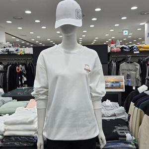 [써드케이](남녀공용)캐릭터 자수 티셔츠 MP6TU138-화이트_CJ