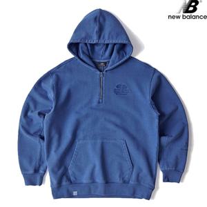 뉴발란스 NBN0C19013-BL 가먼츠 다잉 후드티 공용 긴팔티