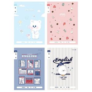 모닝글로리 4권 초등노트 영어 넓은칸 제본 노트