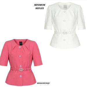 [미니멈]MD 노카라 페플럼 숏자켓 MD MXBAWJ4050 MD_CJ