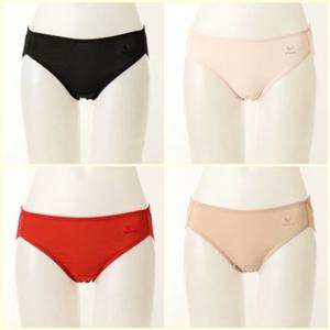 [와코루] 면스판 데일리 백레이스 자수팬티 (WPT4149A-블랙 브라운 오페라브라운 레드)