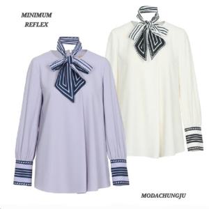 [미니멈]MD 라운드 턱  루즈  블라우스  MD MMXAAWB1260_CJ