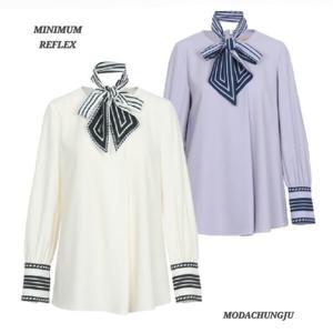 [미니멈]MD 라운드 턱  루즈  블라우스  MD MXAAWB1260 Z_CJ