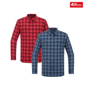 [레드페이스 본사] BS포켓체크셔츠REWMWSSBE010