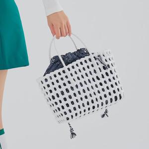 [레노마골프] 여성 패턴 포인트 메쉬 토트백 RWABM6829-100