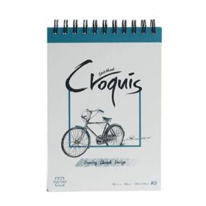 삼원)아트스퀘어 크로키 A5(CG02/105g/80매)그린 삼원 크로키북