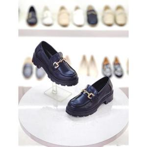 세레스 세이브존07 볼드금장 청키 단화 4cm DPOLG100U