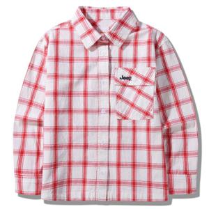 [지프키즈]25신상남여공용키즈 아웃포켓 체크셔츠KQ1SHU101-1_US