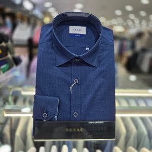 [예작]슬림핏 배색 면폴리 스판 긴팔 셔츠 YJESIS346/NY_DG