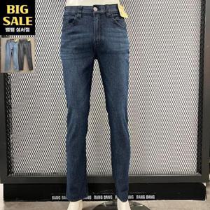뱅뱅 HC04 봄남성기본일자핏스판얇고편한 청바지 NQL242