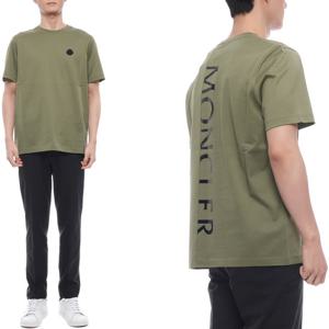 [몽클레어] 25SS 남성 버티컬 백 로고 반팔티셔츠 (8C00073 8390Y 82G 25S)