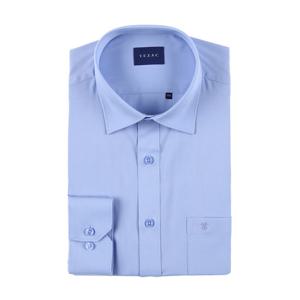 예작셔츠 25/SS 남자긴팔 일반핏 솔리드 블루 셔츠YJESBR116BL