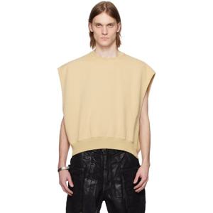 25 FW 릭오웬스 남성 베이지 할리우드 SL 점보 타틀린 베스트 251126M204009