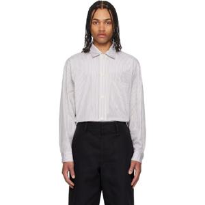 25 FW  남성 화이트   토프 파자마 셔츠 251646M192011