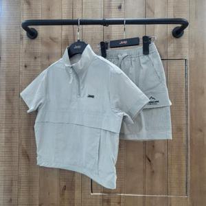 지프키즈 sh06 반팔 밴드넥 아노락+셋업 반바지 KQ2JPU293PTU893