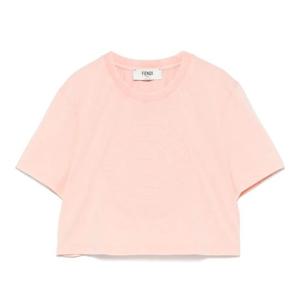 펜디 3D 로마 크롭 티셔츠 FS9715 ASNI F1RX7