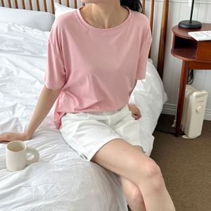 도밀리 베이직 라운드 반팔티 SD-240601