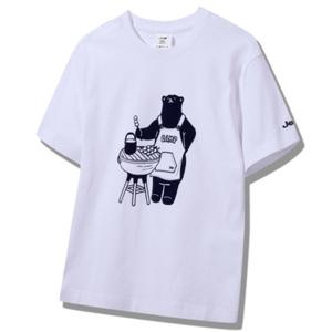 [지프키즈]25신상 남여공용키즈 후로피 곰 반팔티KQ2TSU224_US