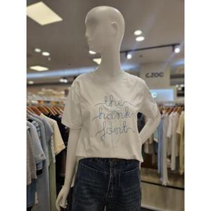 오조크 세이브존01 코튼 리본패치 레터링 반팔티셔츠 HOTMCTR527