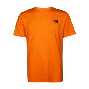 노스페이스 반팔 티셔츠 NF0A87NPAQE1 DIGITAL ORANGE Arancione