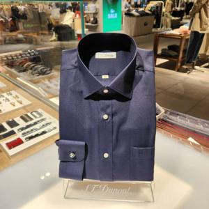 듀퐁셔츠 SE5SM11LS110SNY 25SS 비지니스 여름용 착용감이 좋은 도비 일반 핏 셔츠