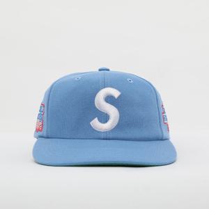 슈프림 S 로고 6패널 공용 볼캡 SS25H23 LT BLUE