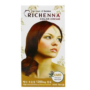 염색약/리체나 칼라크림 밝은적갈색 6MB