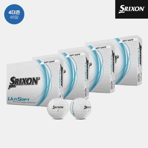 [4더즌 48알]던롭코리아 스릭슨 얼티소프트5 저압축 고반발 골프볼[남여공용][화이트][2피스]