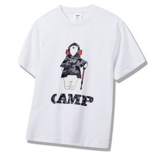 [지프키즈]25신상 남여공용키즈 카모 아플리케 반팔티KQ2TSU256-