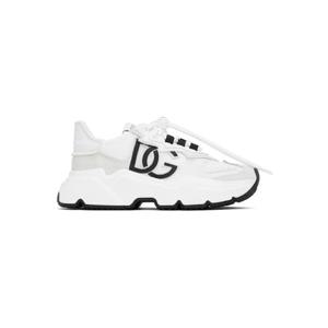 돌체앤가바나 스니커즈 화이트 믹스 머티리얼 데이마스터 스니커즈 251003F128006