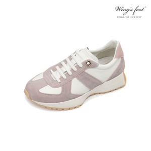 윙스풋 VIREO 여성용 소가죽 독일군 스니커즈 W301265RA-W-PC