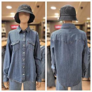 리바이스 여성 에센셜 웨스턴 데님 셔츠 16786-0017