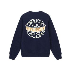 스투시 프레쉬 기어 크루넥 네이비 1914986